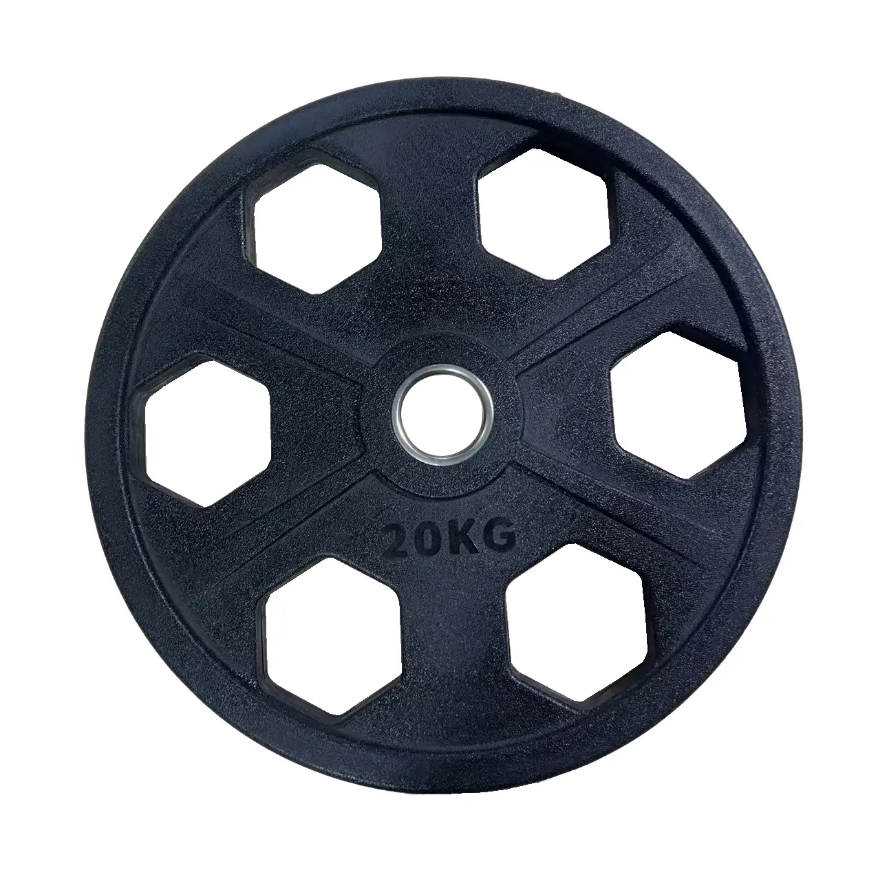 Olympic Rubber-Coated Weight Plate Set 157.5 kg (2 × 1.25–25 kg) - Image 7