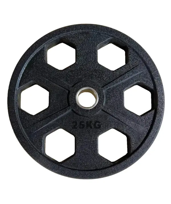 Olympic Rubber-Coated Weight Plate Set 157.5 kg (2 × 1.25–25 kg) - Image 8